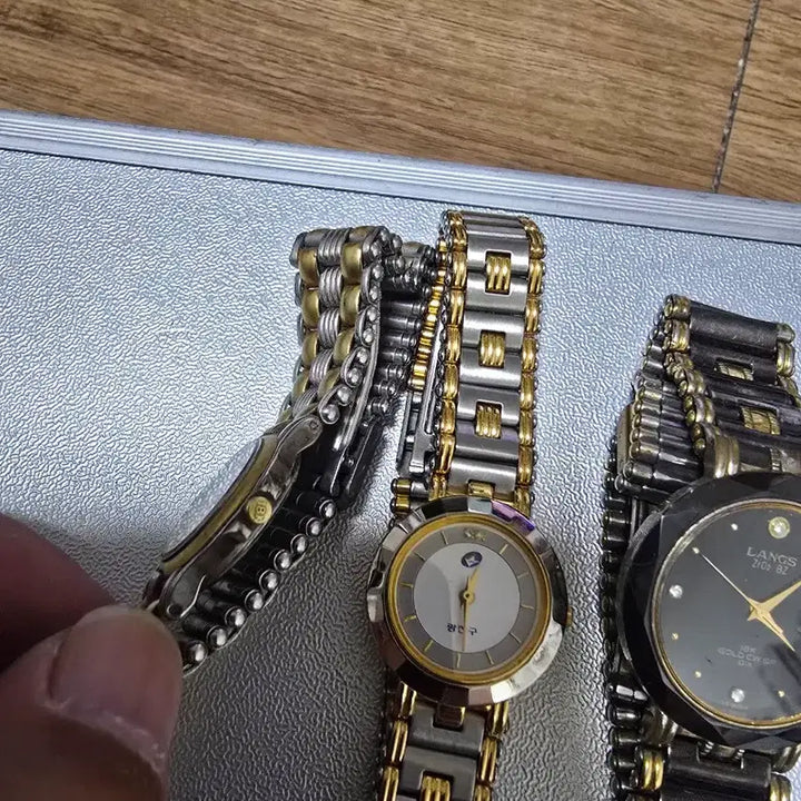 [BUNJANG] 18K Gold Crown Watch Bundle Set / 18k 용두 시계 5개 일괄