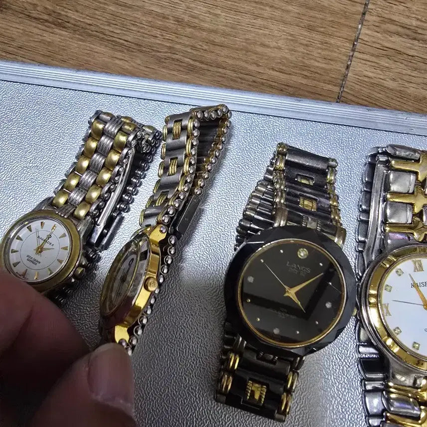 [BUNJANG] 18K Gold Crown Watch Bundle Set / 18k 용두 시계 5개 일괄