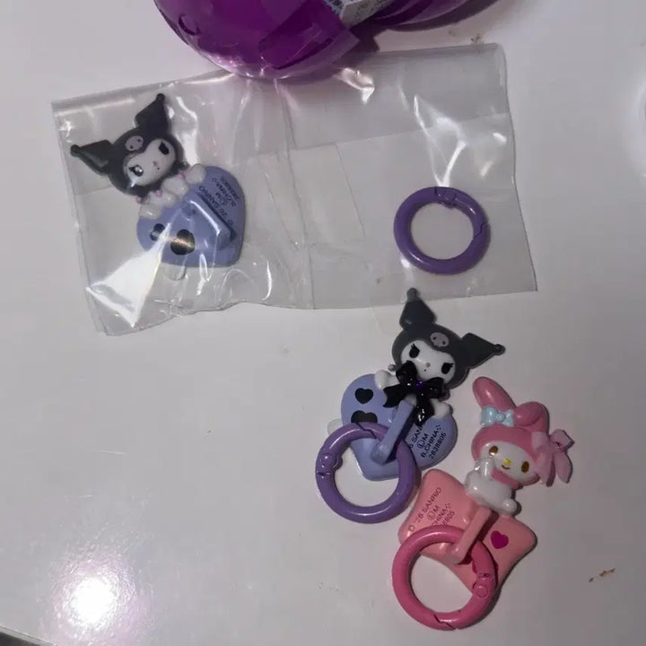 [BUNJANG] Sanrio Kuromi Keyring Hanger Gacha / 산리오 키링 행거 가챠 쿠로미