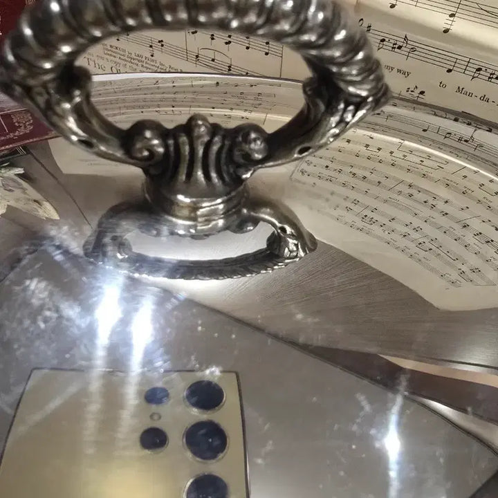 [BUNJANG] Vintage Silver Plated Casserole Tureen with Glass Insert / 빈티지 실버 플레이트 캐서롤 튜린