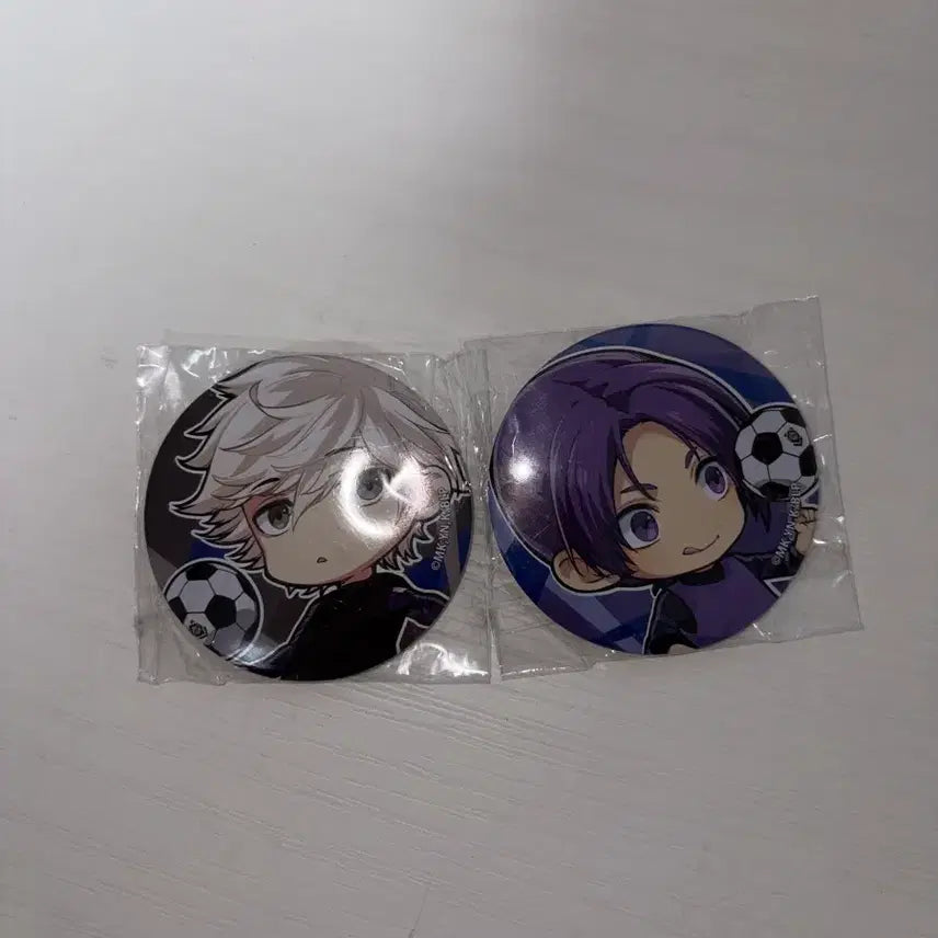 [BUNJANG] Blue Lock Nagi &amp; Reo Pin Badge Bundle Set / 일괄) 블루록 나기 레오 핀뱃지 핀버튼