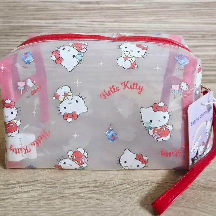[BUNJANG] Hello Kitty Transparent Pouch New Arrival / 헬로키티 투명 파우치 새상품