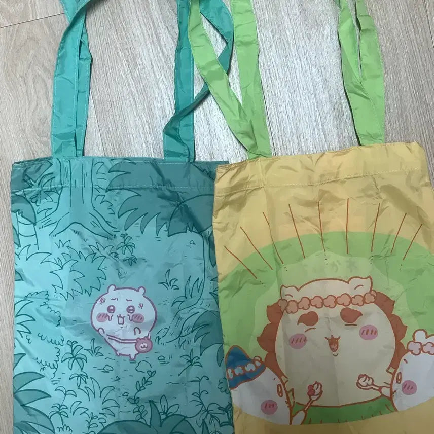 [BUNJANG] Chiikawa Gacha Tote Bag / Eco Bag / 인어섬의 비밀 치이카와 가챠 토트백 에코백 치이카와 하치와레 시사