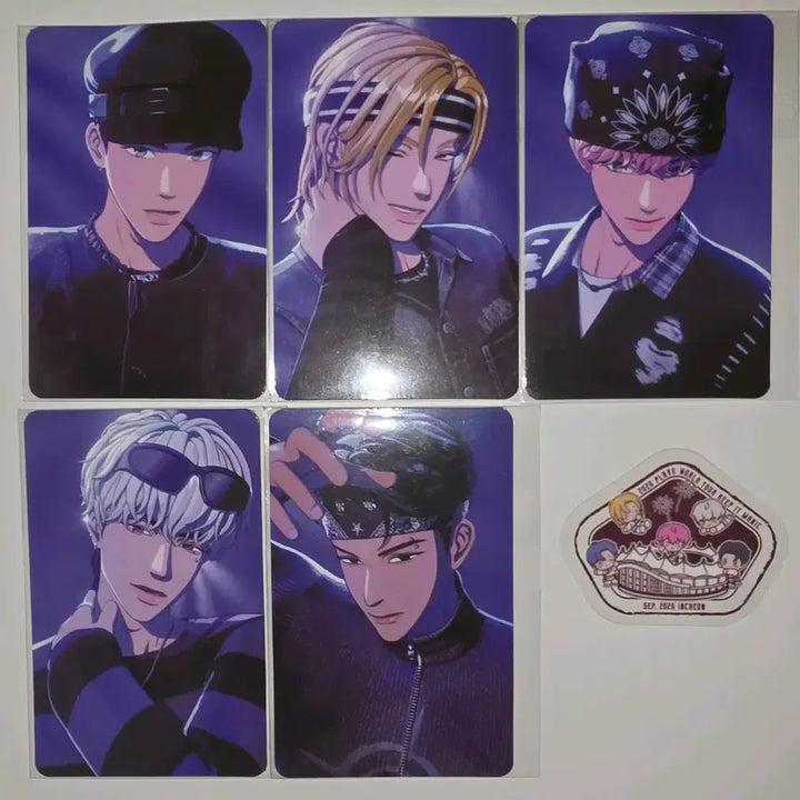 [BUNJANG] PLAVE PliZone Lucky Draw Photocard Set + Sticker Bundle Set / 플레이브 플리존 럭드포카 5종+스티커 일괄
