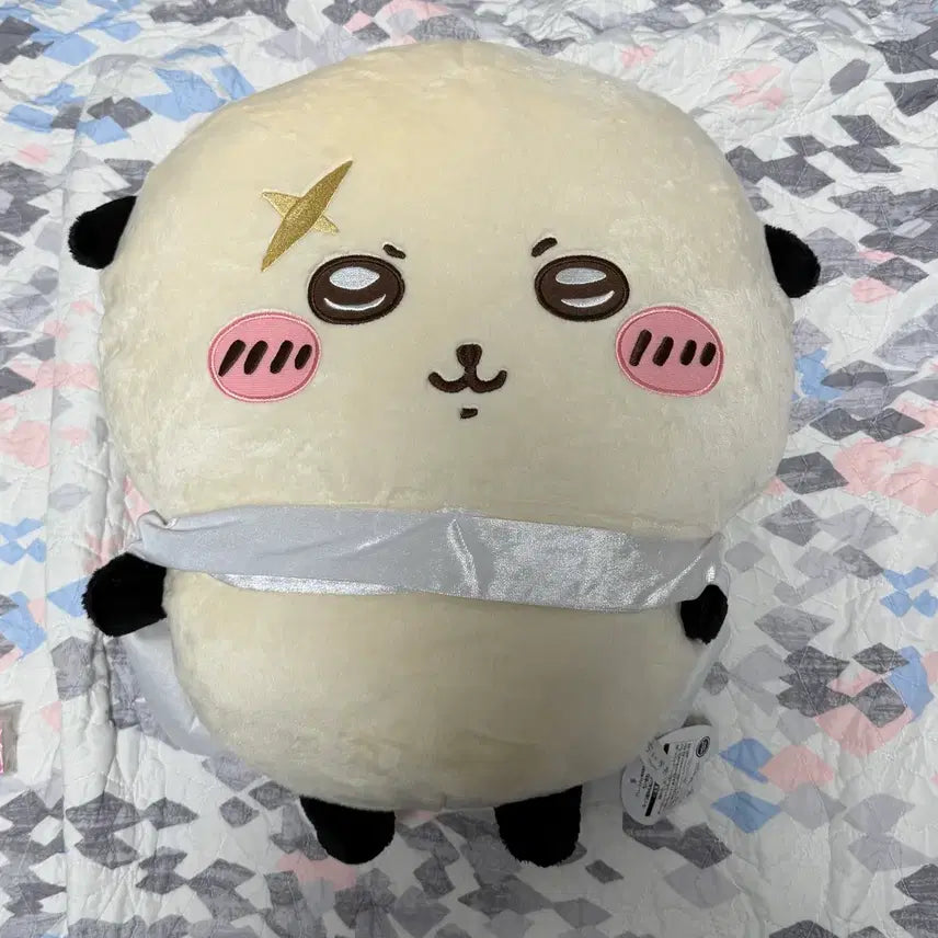 [BUNJANG] Chikawa Racco Big Plush Doll / 현물 먼작귀 치이카와 랏코 빅누이 인형