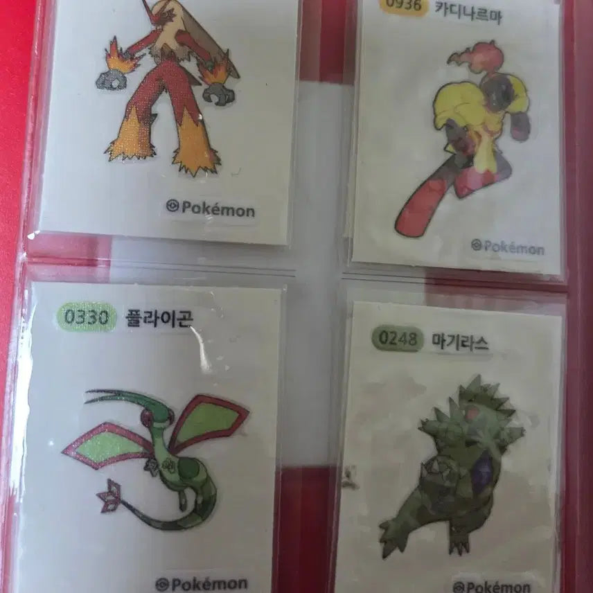 [BUNJANG] Pokemon Sticker Scrapbook Bundle Set / 포켓몬스터 띠부띠부씰 스크랩북 일괄