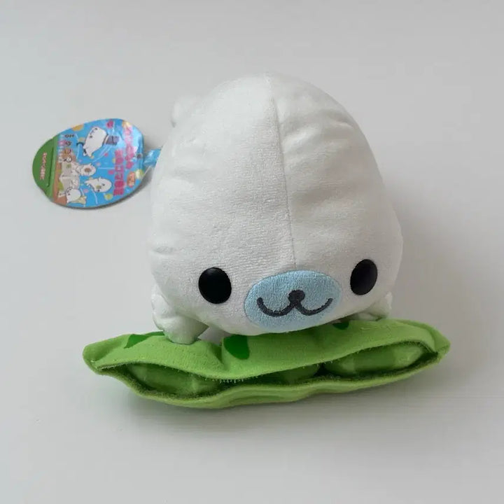[BUNJANG] San-X Mamegoma Pea Plush / 고전 산엑스 완두콩 마메고마 인형