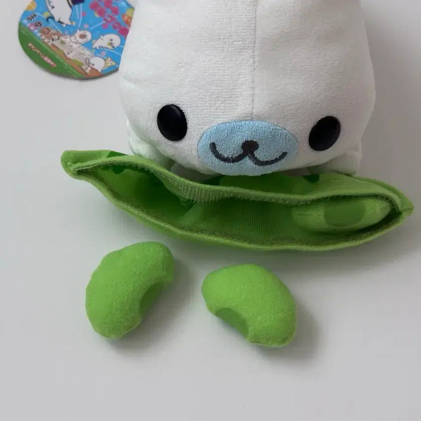[BUNJANG] San-X Mamegoma Pea Plush / 고전 산엑스 완두콩 마메고마 인형