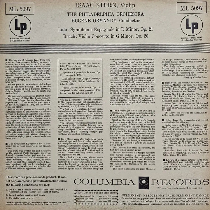 [BUNJANG] Isaac Stern Violin Concertos LP / 아이작 스턴 바이올린 협주곡 LP