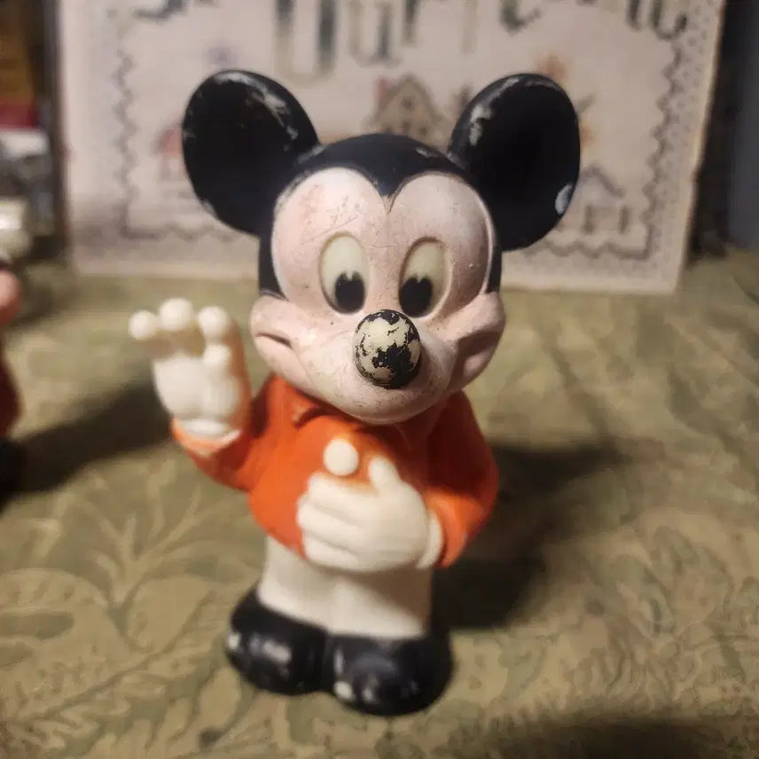 [BUNJANG] Vintage 1978 Mickey Mouse Rubber Figurine / USA 1978년 빈티지 