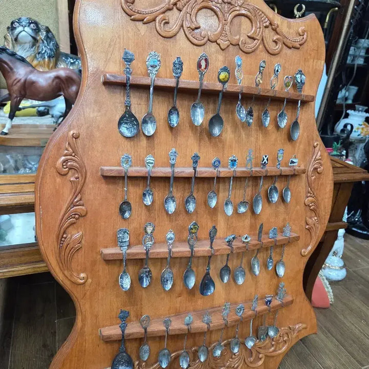 [BUNJANG] Antique Large Spoon Rack (40 Spoons) / 앤틱 대형스푼렉
