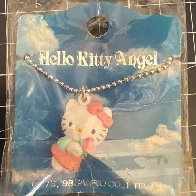 [BUNJANG] 1998 Hello Kitty Angel Keychain / 98년도 고전 헬로키티 엔젤 키링