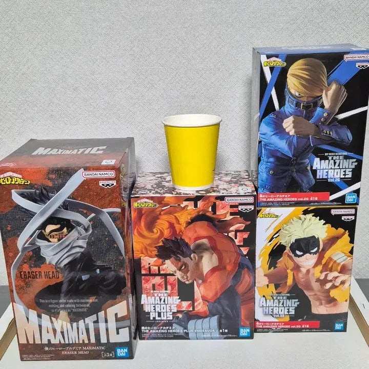 [BUNJANG] My Hero Academia Figure 4 Types Bundle Set / 나의 히어로 아카데미아 피규어 4종 일괄