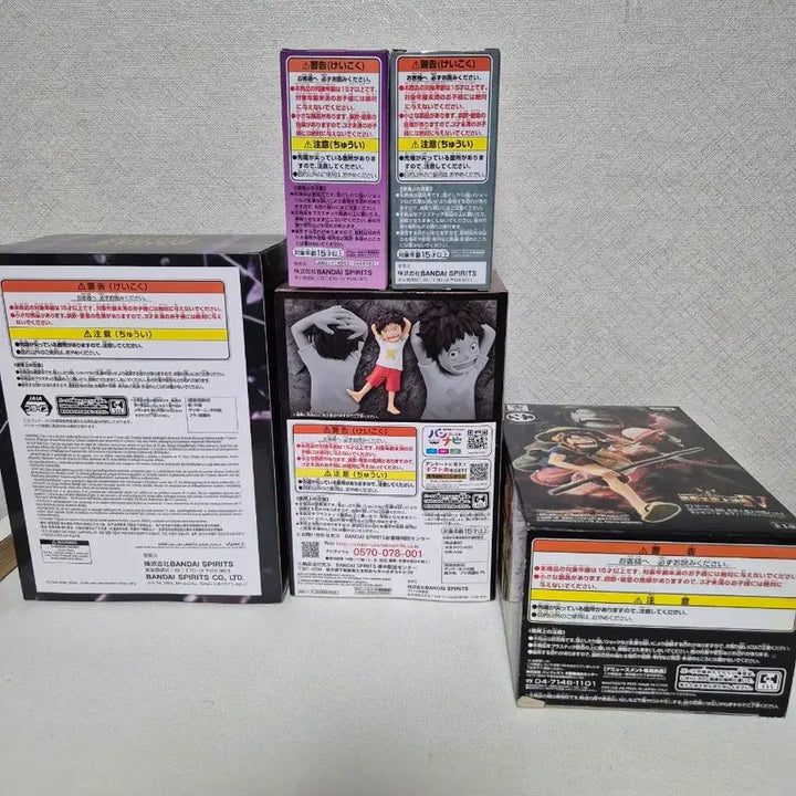 [BUNJANG] One Piece Luffy 5-Figure Bundle Set / 원피스 피규어 루피 5종 일괄