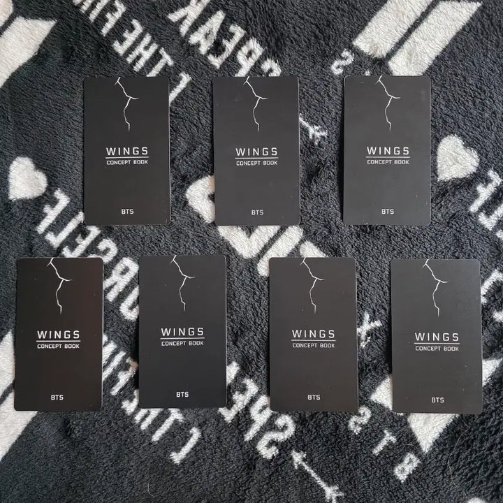 [BUNJANG] BTS Wings Concept Book Lenticular Photocard / 방탄소년단 윙즈 컨셉북 렌티포카