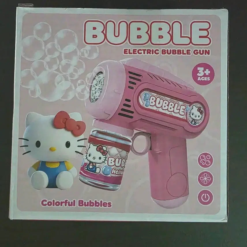 [BUNJANG] Hello Kitty Automatic Bubble Gun - Pink / (새상품)헬로키티 버블건 자동 비눗방울 건