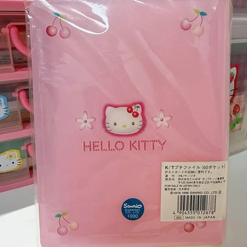 [BUNJANG] Vintage Cherry Kitty Album Binder File / [새상품] 고전 체리 키티 앨범 바인더 파일