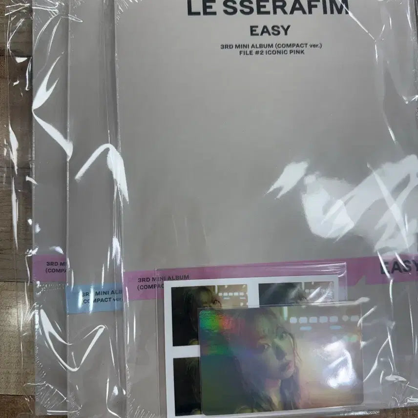 [BUNJANG] LE SSERAFIM EASY 3rd Mini Album Compact Version Bundle Set / 르세라핌 EASY 3집 미니앨범 컴팩트 버젼 3개 일괄