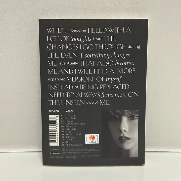 [BUNJANG] Taeyeon Purpose White Version Album + Photocard / 태연 purpose 화이트 버전 앨범 + 포카