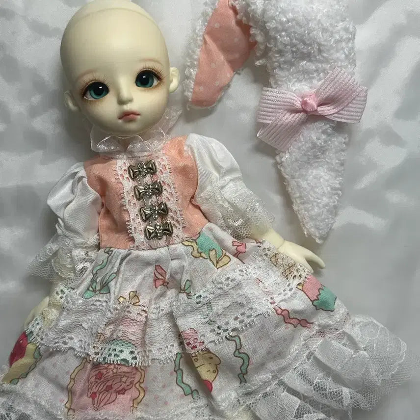[BUNJANG] BJD USD Size Rabbit Dress Set / 구체관절인형 usd 토끼드레스