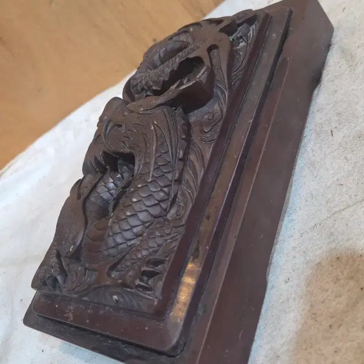 [BUNJANG] Antique Dragon Inkstone / 옛날 단계 용벼루