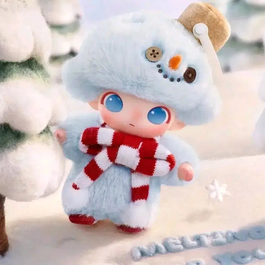 [BUNJANG] Pop Mart Dimoo Snowman Plush Pack Plush Keyring / 팝마트 디무 스노우맨 인형팩 인형키링 판매합니다!