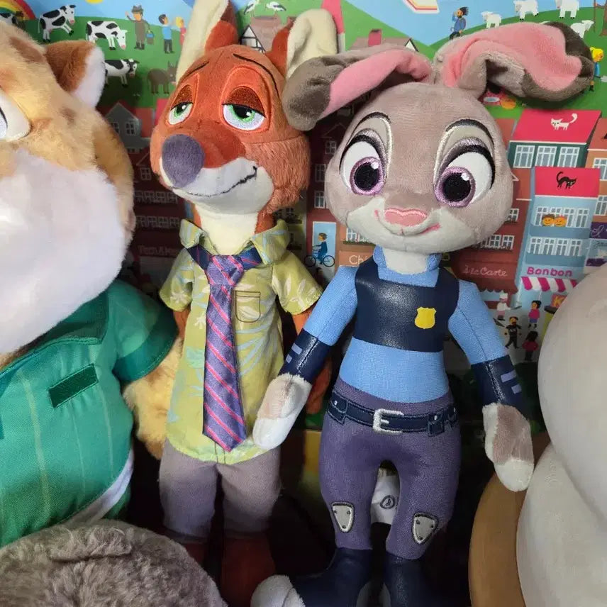 [BUNJANG] Zootopia Character Plush Bundle Set (4 pieces) / 주토피아 인형 4개 일괄