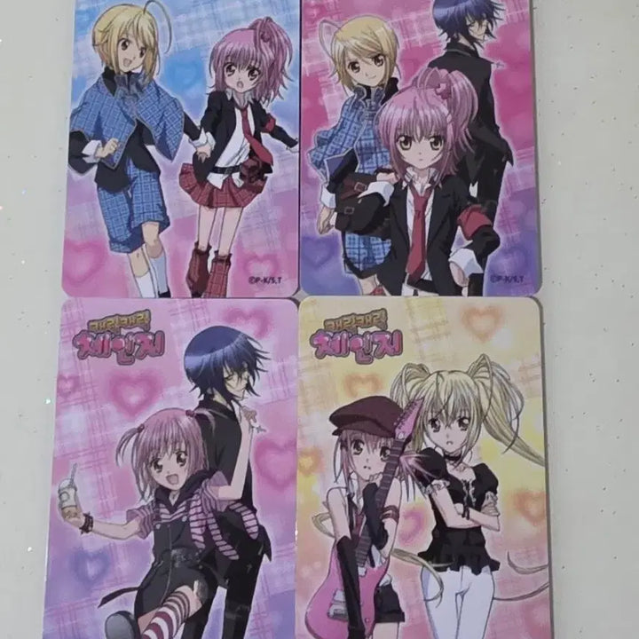 [BUNJANG] Shugo Chara! Pop Up Parade Photocard Bundle Set / [일괄]캐릭캐릭체인지 캐캐체 팝퍼블 포토카드 포카 4종