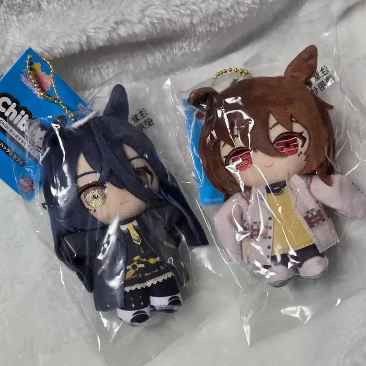 [BUNJANG] Uma Musume Manhattan Cafe Agnes Tachyon Chibi Plush Bundle Set / 일괄) 우마무스메 맨하탄 카페 아그네스 타키온 치비 누이구루미