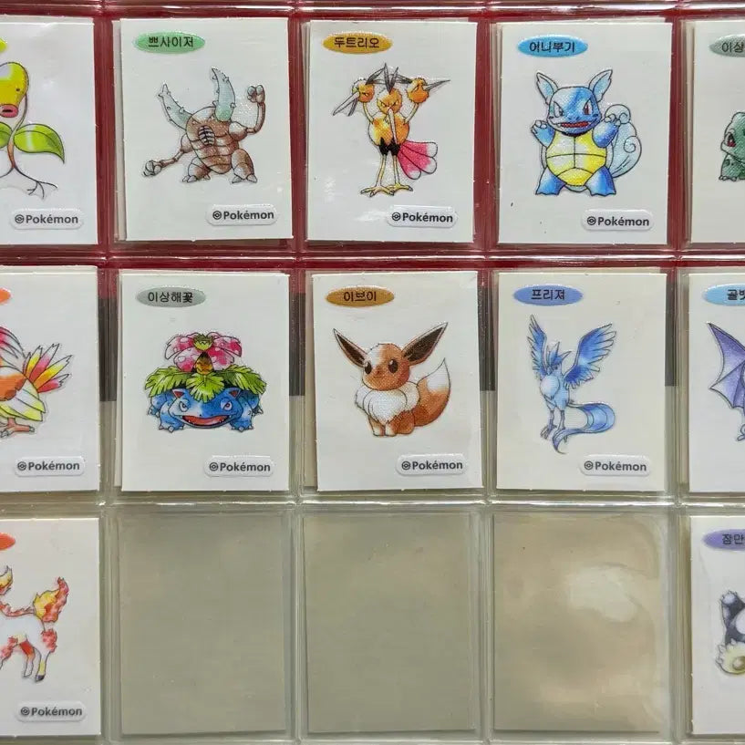 [BUNJANG] Pokemon 30th Anniversary Sticker Set (12 Types) Bundle Set / 포켓몬 30주년 띠부씰 12종 일괄