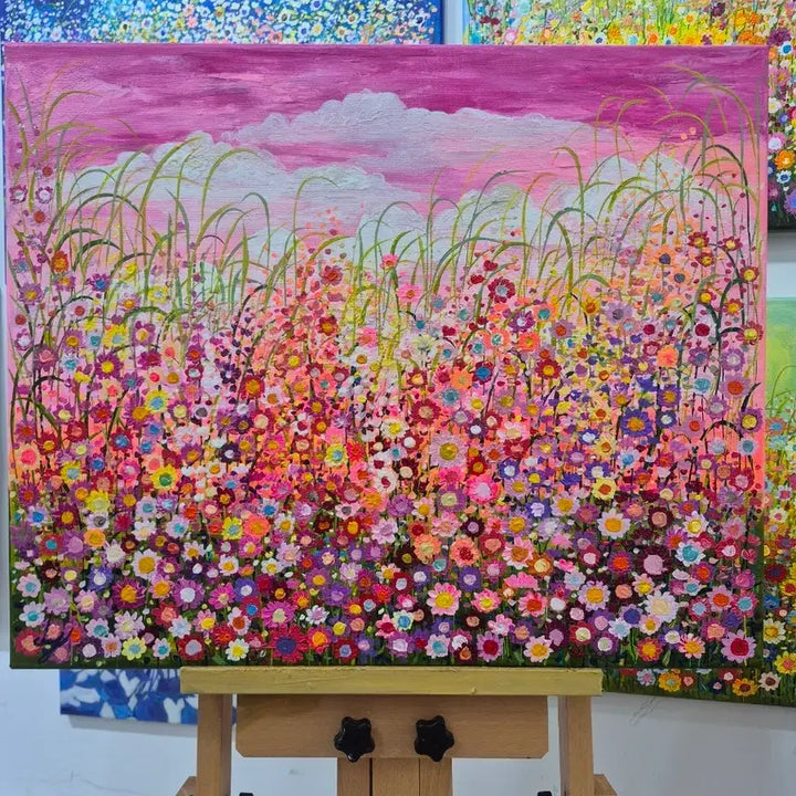 [BUNJANG] Original Wildflower Painting - Size 12 / 사랑스러운 들꽃. 새상품. 원화작품. 12호그림