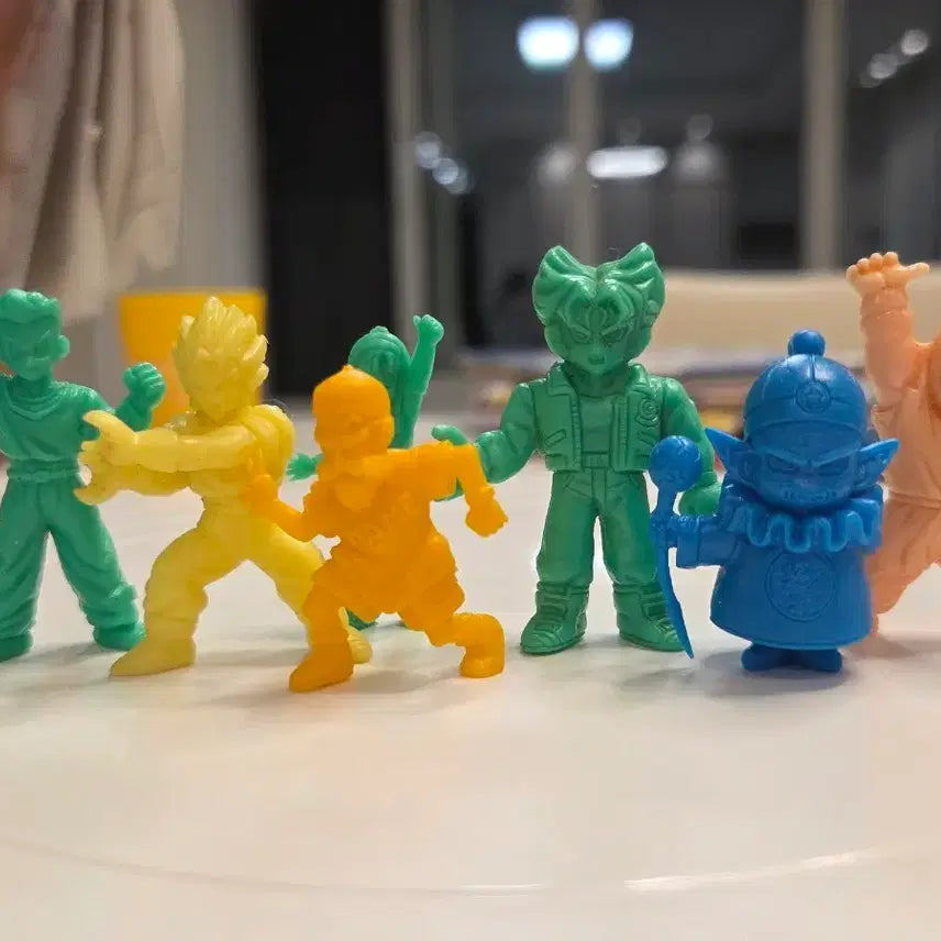 [BUNJANG] Dragon Ball Retro Eraser Figure 7-Piece Set / 드래곤볼 고전 지우개 피규어 7종 세트
