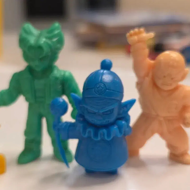 [BUNJANG] Dragon Ball Retro Eraser Figure 7-Piece Set / 드래곤볼 고전 지우개 피규어 7종 세트