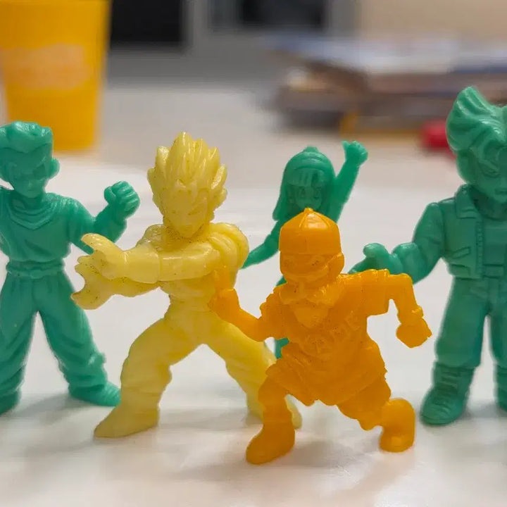 [BUNJANG] Dragon Ball Retro Eraser Figure 7-Piece Set / 드래곤볼 고전 지우개 피규어 7종 세트