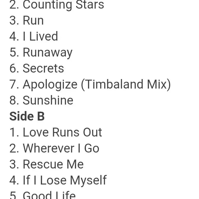 [BUNJANG] OneRepublic The Collection Zoetrope LP / 원리퍼블릭 OneRepublic The Collection 조에트로프 LP