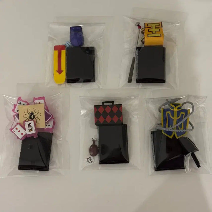 [BUNJANG] Hunter x Hunter Collection Weapon Gacha Set 1st Edition / (일괄/띠지o)헌터헌터 컬렉션 무기 가챠 키르아 곤 히소카 크라피카 레오리오 1탄