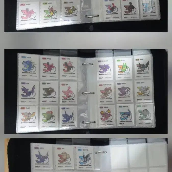 [BUNJANG] Pokemon Stickers 30th Anniversary New Logo Collection / 포켓몬 띠부씰 신상 시즌6 30주년 뉴로고씰  골라담기