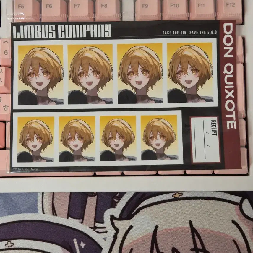 [BUNJANG] Limbus Company Exhibition Don Quixote Faust Can Badge Bundle Set &amp; Exhibition Photo / 림버스 컴퍼니 전시회 캔뱃지 돈키호테 파우스트 + 돈키 전시회 증명사진