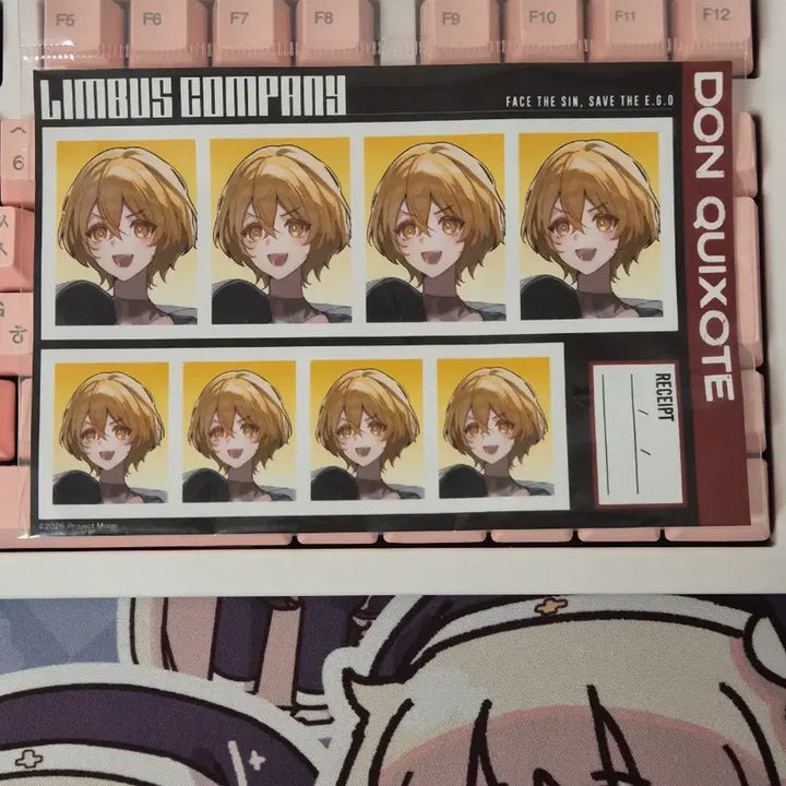 [BUNJANG] Limbus Company Exhibition Don Quixote Faust Can Badge Bundle Set &amp; Exhibition Photo / 림버스 컴퍼니 전시회 캔뱃지 돈키호테 파우스트 + 돈키 전시회 증명사진