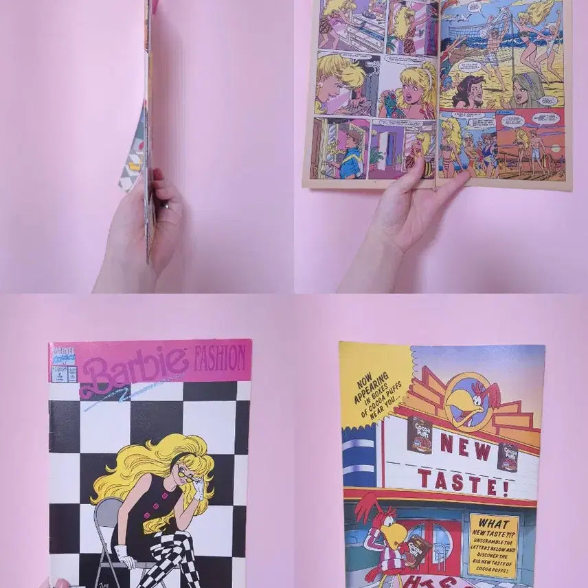 [BUNJANG] Vintage Barbie Comics Collection (10 issues) + Beethoven &amp; Aladdin Comics / 빈티지 잡지 - 바비 코믹스 8권 + 베토벤, 알라딘 잡지