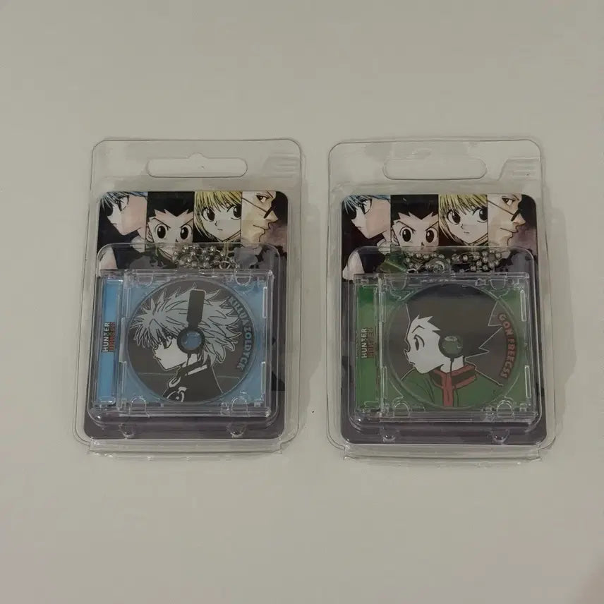 [BUNJANG] Hunter x Hunter Kilua Gon Mini CD Keychain - Bundle Set (Sealed) / (일괄/미개봉)헌터헌터 키르아 곤 미니cd 키링