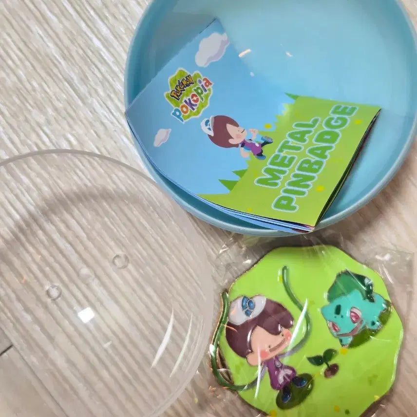 [BUNJANG] Pokemon Pocopia Bulbasaur and Sprout Metal Badge (Sealed) / [미개봉] 포켓몬 가챠 > 포코피아 이상해씨와 싹을 틔우자 메탈 뱃지