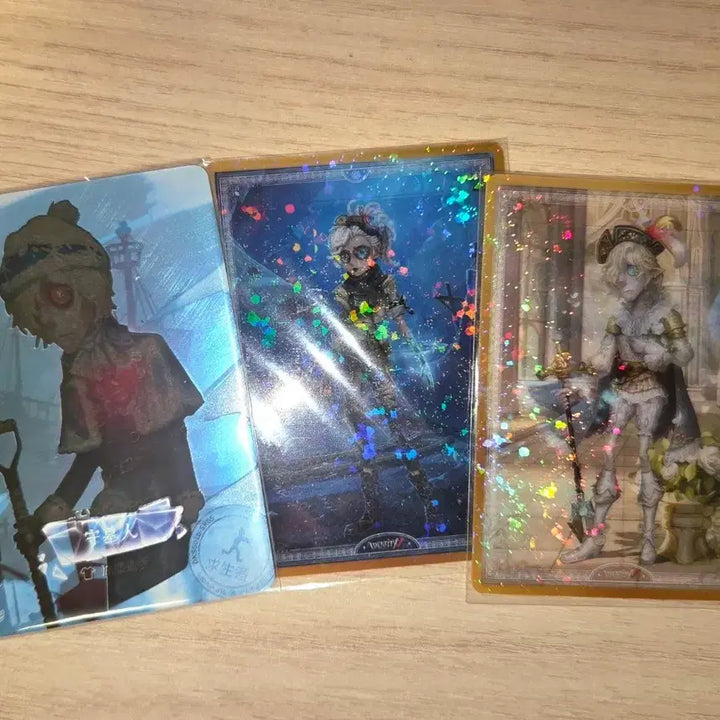 [BUNJANG] Identity V Lawson Collaboration Langue de Chat Hologram Card &amp; Fragment of Time Pasha Official Character Card Bundle Set / 제5인격 공식 로손 콜라보 랑드그샤 홀로그램 카드 + 조각시간 파샤 공식 캐릭터 카드 일괄