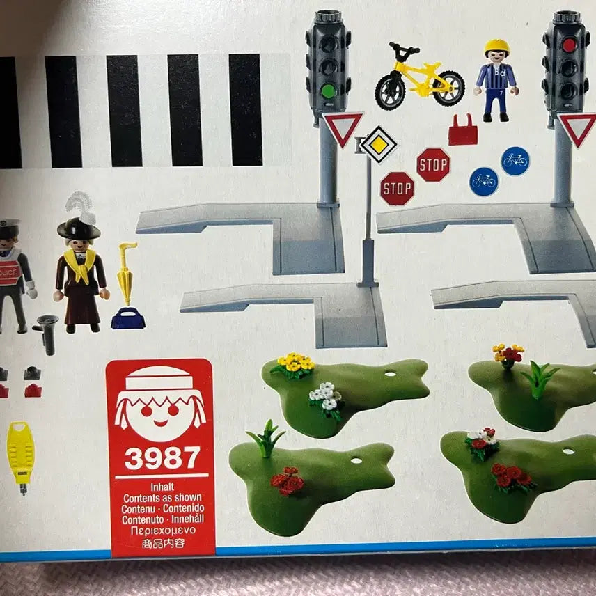 [BUNJANG] Playmobil 3987 Traffic Light Safety Play Set / 플레이모빌 3987 신호등 교통 안전 놀이 세트