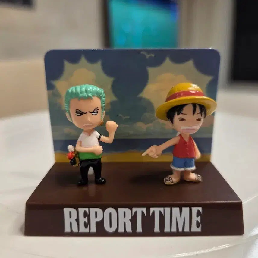 [BUNJANG] One Piece Classic Diorama Figure - Report Time - Monkey D. Luffy &amp; Roronoa Zoro (No Box) / 원피스 고전 디오라마 피규어 (노박스)