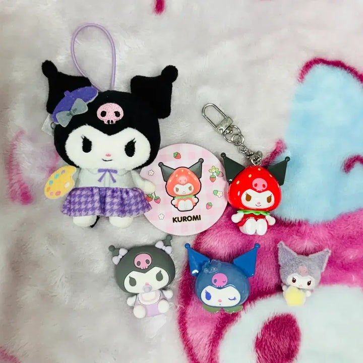 [BUNJANG] Sanrio Kuromi Figure Doll Set / 산리오 쿠로미 피규어 인형 세트