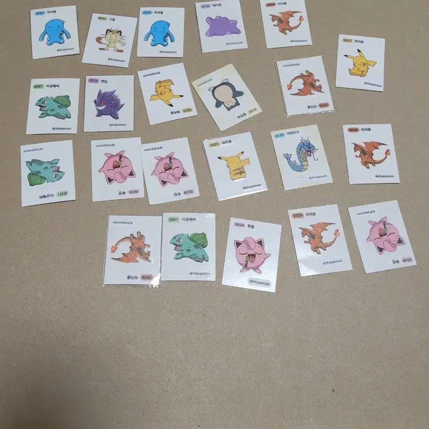 [BUNJANG] Pokemon Stickers Season 1, 3, 4, 5 / 포켓몬 시즌1  시즌3  시즌4  시즌5  띠부 판매교환