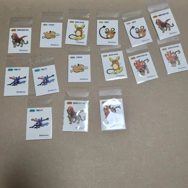 [BUNJANG] Pokemon Stickers Season 1, 3, 4, 5 / 포켓몬 시즌1  시즌3  시즌4  시즌5  띠부 판매교환