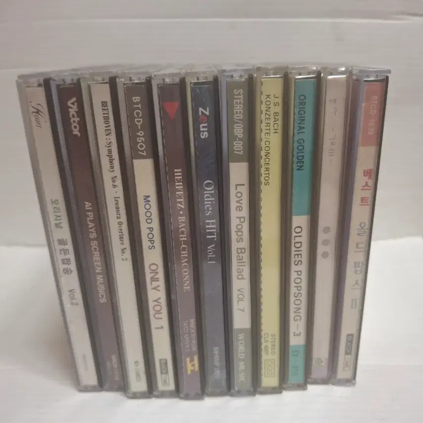 [BUNJANG] Old Pop Classic CD 11-Disc Bundle Set / 올드팝 클래식 cd 11장 일괄
