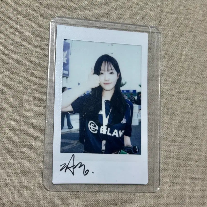 [BUNJANG] Jo Aram Reporter Signed Polaroid / 조아람 리포터 친필 싸인 폴라 260724 싸폴